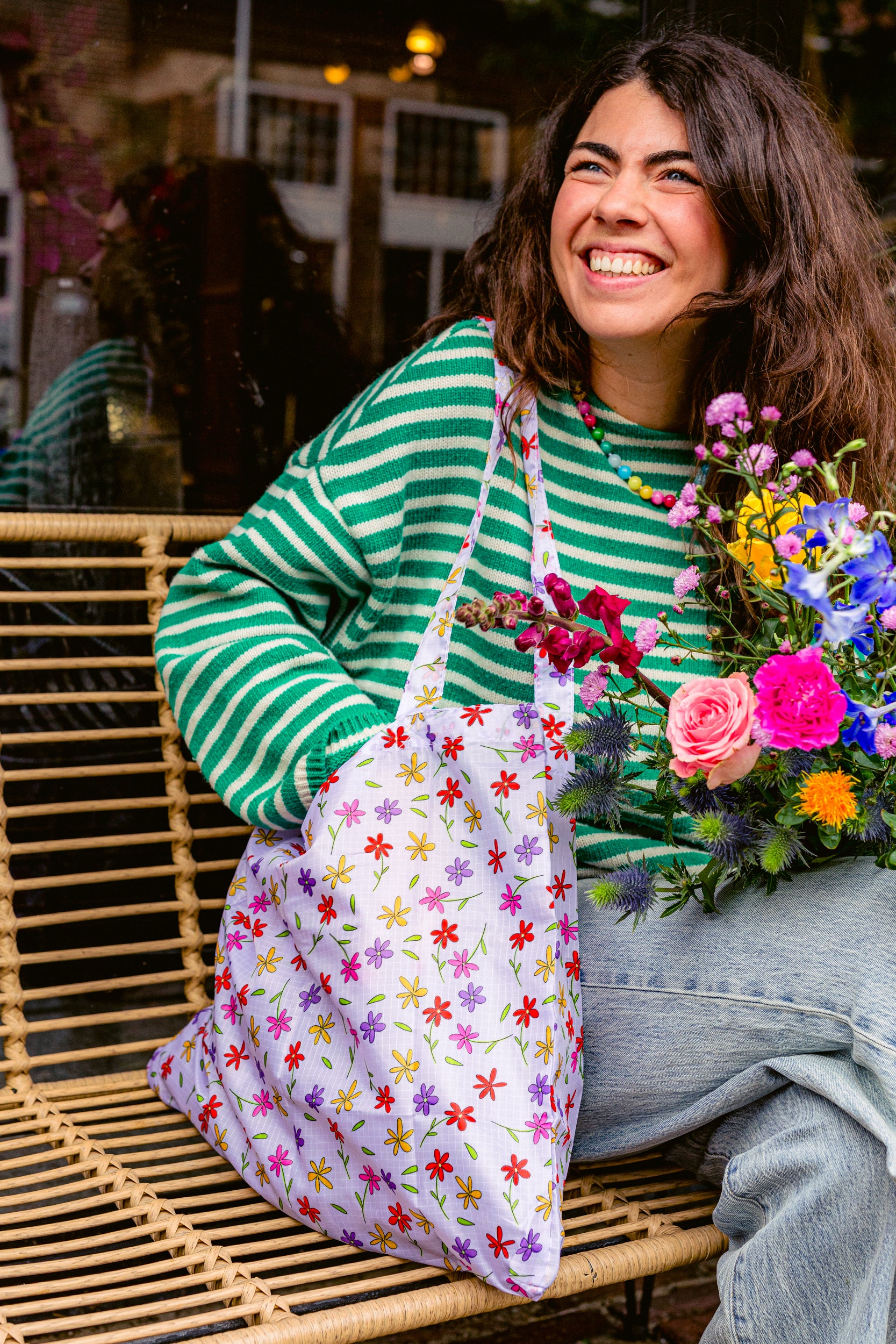 Boodschappentas - Bloemen - Matia Collectie - Image 3