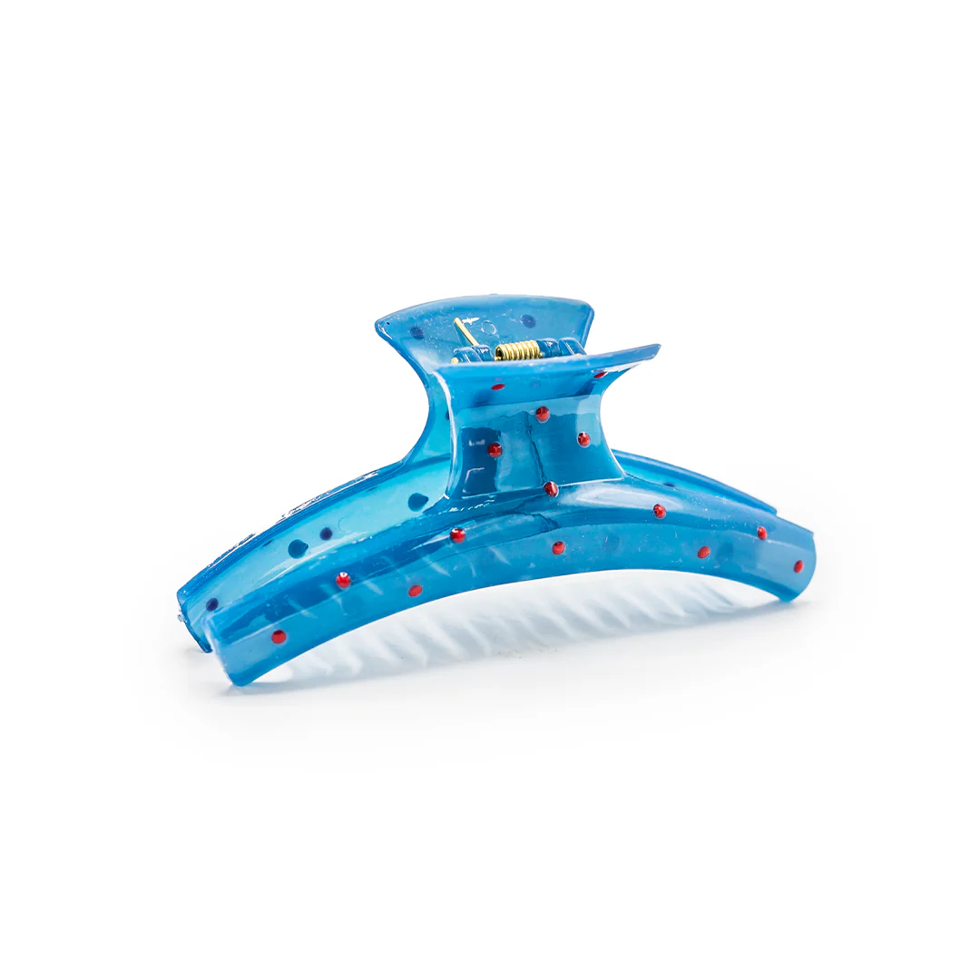 Haarklem - Blauw met Rode Stippen - Image 2