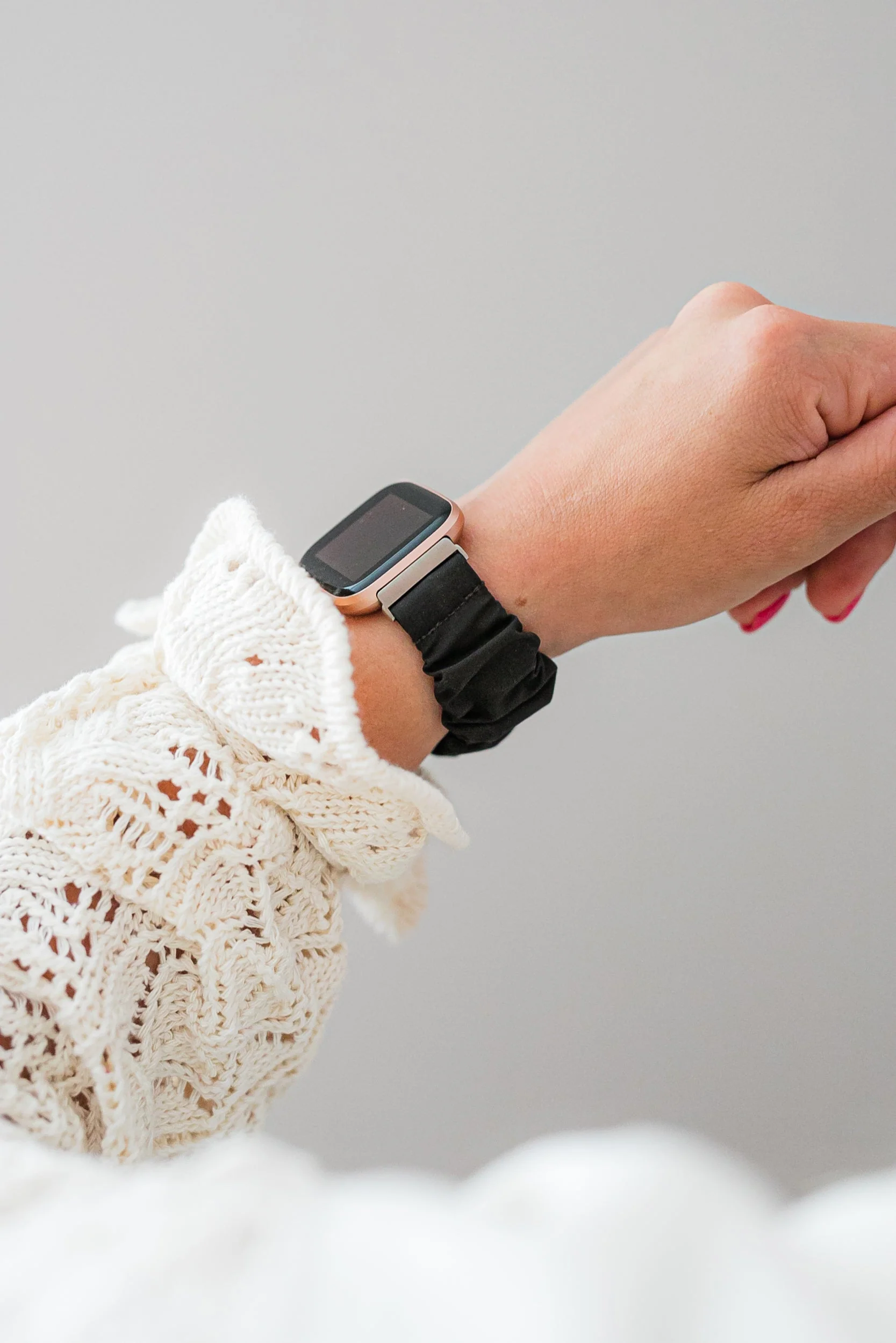 Scrunchie Fitbit Versa 3/4 bandje - Image 2