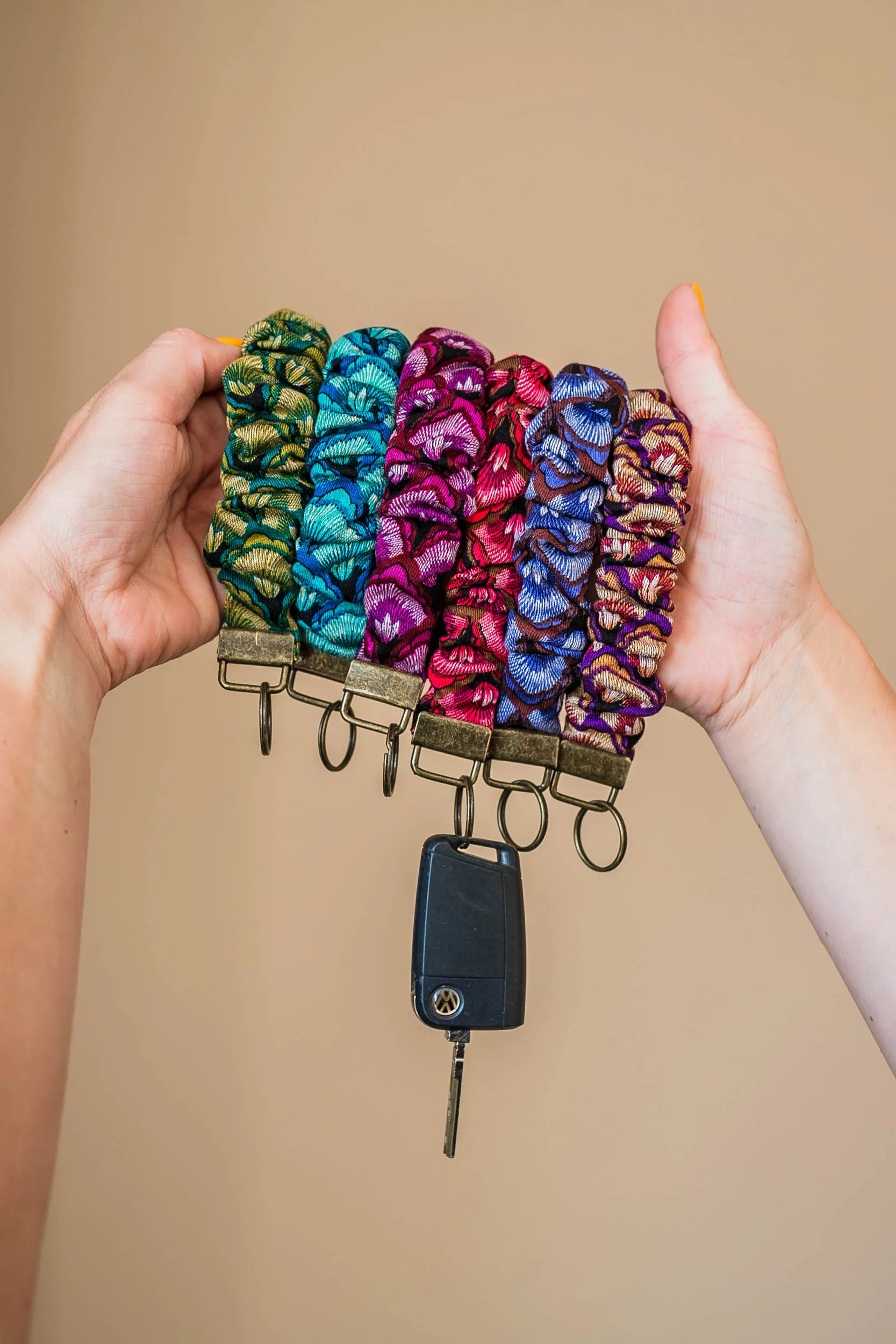 Scrunchie sleutelhanger - Pauw Groen - Image 5